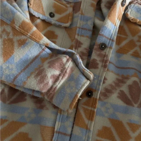 Free People Jacquard Ruby Jacket Aztec Print Sedona Combo Size S - Picture 5 of 6